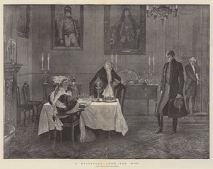 En budbärare från kriget av Richard Caton Woodville junior